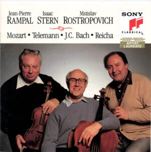 RAMPAL - ISAAC STERN - ROSTROPOVICH - MOZART - TELEMANN - BACH - REICHA