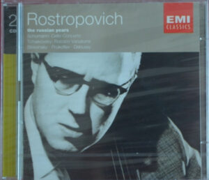 ROSTROPOVICH - THE RUSSIAN YEARS 1 - SCHUMANN - TCHAIKOVSKY (2CD)