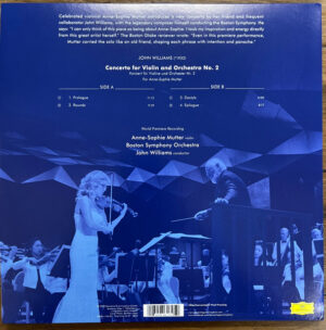 ANNE-SOPHIE MUTTER - JOHN WILLIAMS - VIOLIN CONCERTO NO. 2 - Görsel 2