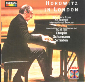 HOROWITZ - CHOPIN - SCHUMANN - SCRIABIN - HOROWITZ IN LONDON
