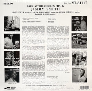 JIMMY SMITH - BACK AT THE CHICKEN SHACK - Görsel 2