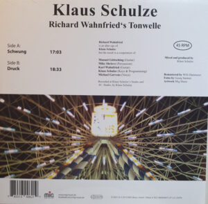 KLAUS SCHULZE - RICHARD WAHNFRIED'S TONWELLE - Görsel 2