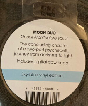 MOON DUO - OCCULT ARCHITECTURE VOL. 2 (RENKLİ PLAK) - Görsel 3