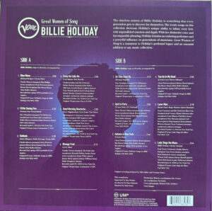 BILLIE HOLIDAY - GREAT WOMEN OF SONG - Görsel 2