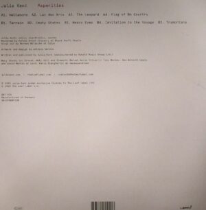 JULIA KENT - ASPERITIES - Görsel 2