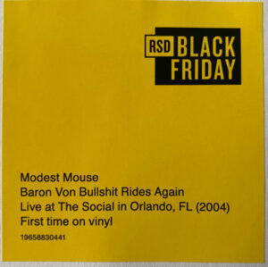 MODEST MOUSE - BARON VON BULLSHIT RIDES AGAIN - Görsel 3