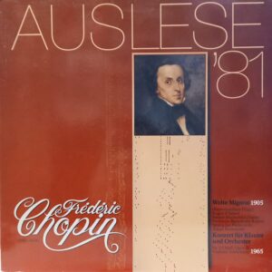 CHOPIN - WELTE MIGNON - KONZERT FUR KLAVIER UND ORCHESTER