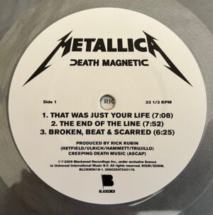 METALLICA - DEATH MAGNETIC (RENKLİ PLAK) - Görsel 3