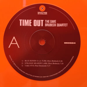 DAVE BRUBECK QUARTET - TIME OUT (RENKLİ PLAK) - Görsel 3