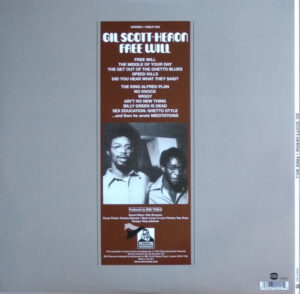 GIL SCOTT-HERON - FREE WILL - Görsel 2