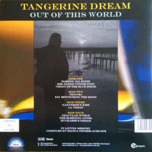 TANGERINE DREAM - OUT OF THIS WORLD (RENKLİ PLAK) - Görsel 2