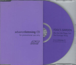 FOOL'S GARDEN - GO AND ASK PEGGY FOR THE PRINCIPAL THING (PROMO)