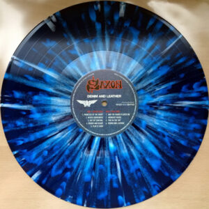 SAXON - DENIM AND LEATHER (RENKLİ PLAK) - Görsel 3