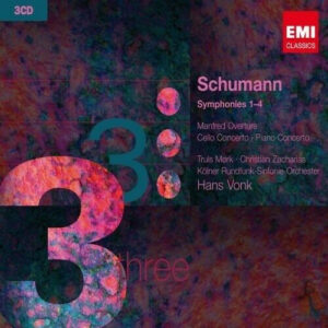 SCHUMANN - HANS VONK - SYMPHONIES 1-4 (3CD)