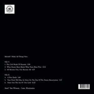 JOZEF VAN WISSEM - BEHOLD! I MAKE ALL THINGS NEW - Görsel 2