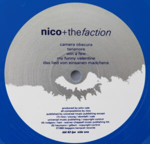 NICO + THE FACTION - CAMERA OBSCURA (RENKLİ PLAK) - Görsel 3