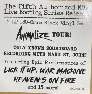 KISS - OFF THE SOUNDBOARD POUGHKEEPSIE NY MID-HUDSON NOVEMBER 28 1984 - Görsel 3