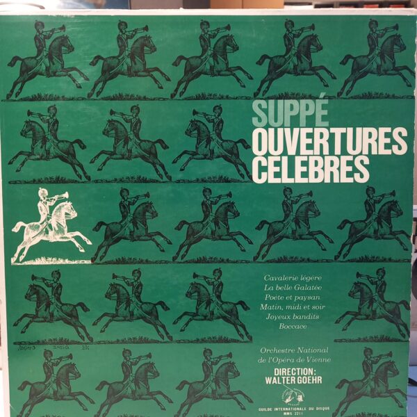FRANZ VON SUPPE - WALTER GOEHR - SUPPE - OUVERTURES CELEBRES PLAK ÖN