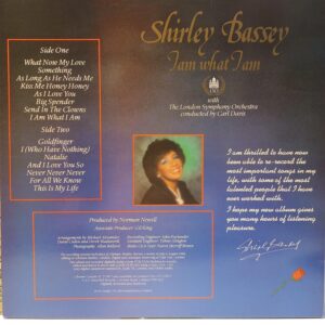 SHIRLEY BASSEY - I AM WHAT I AM - Görsel 2