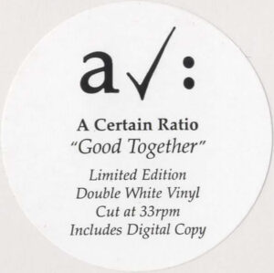 A CERTAIN RATIO - GOOD TOGETHER (RENKLİ PLAK) - Görsel 3