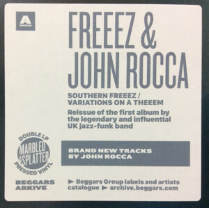 FREEEZ + JOHN ROCCA - SOUTHERN FREEEZ - VARIATIONS ON A THEEEM (RENKLİ PLAK) - Görsel 3