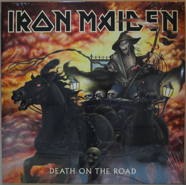 IRON MAIDEN - DEATH ON THE ROAD PLAK ÖN
