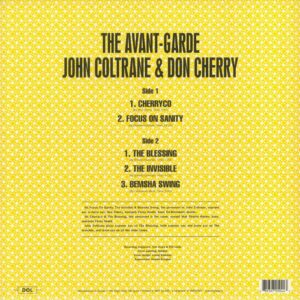 JOHN COLTRANE - DON CHERRY - THE AVANT-GARDE (RENKLİ PLAK) - Görsel 2