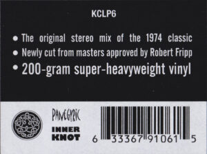 KING CRIMSON - STARLESS AND BIBLE BLACK - Görsel 3