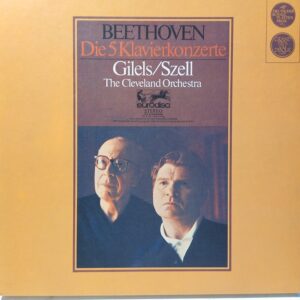 BEETHOVEN - EMIL GILELS - GEORGE SZELL - DIE 5 KLAVIERKONZERTE