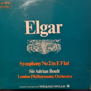 ELGAR - ADRIAN BOULT - SYMPHONY NO 2 IN E FLAT
