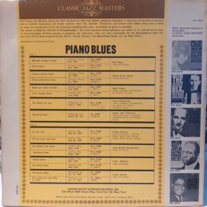 ÇEŞİTLİ SANATÇILAR - PIANO BLUES 1927 - 1933 - Görsel 2