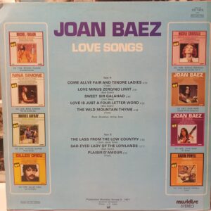 JOAN BAEZ - LOVE SONGS - Görsel 2