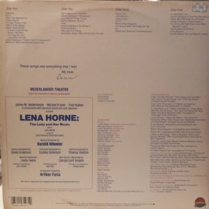 LENA HORNE - THE LADY AND HER MUSIC - Görsel 2