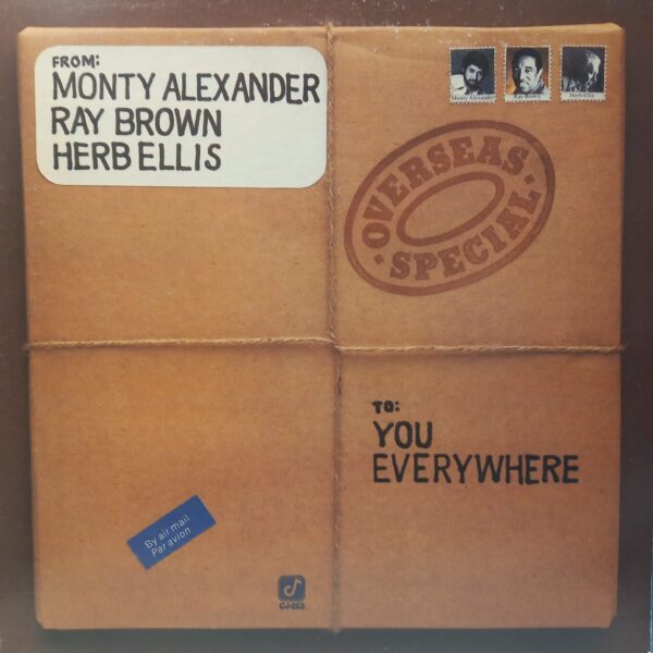 MONTY ALEXANDER - RAY BROWN - HERB ELLIS - OVERSEAS SPECIAL PLAK ÖN