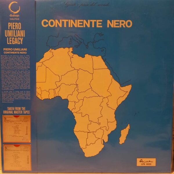 PIERO UMILIANI - CONTINENTE NERO PLAK ÖN