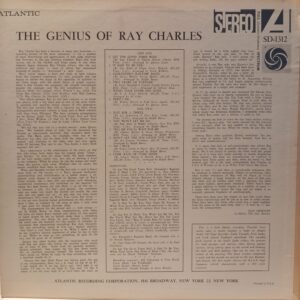 RAY CHARLES - THE GENIUS OF RAY CHARLES - Görsel 2