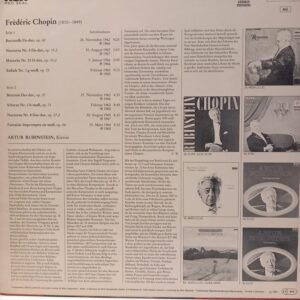 RUBINSTEIN - CHOPIN - CHOPIN - Görsel 2