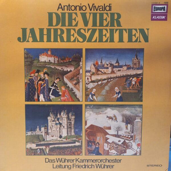 VIVALDI - FRIEDRICH WUHRER - DIE VIER JAHRESZEITEN (FOUR SEASONS) PLAK ÖN